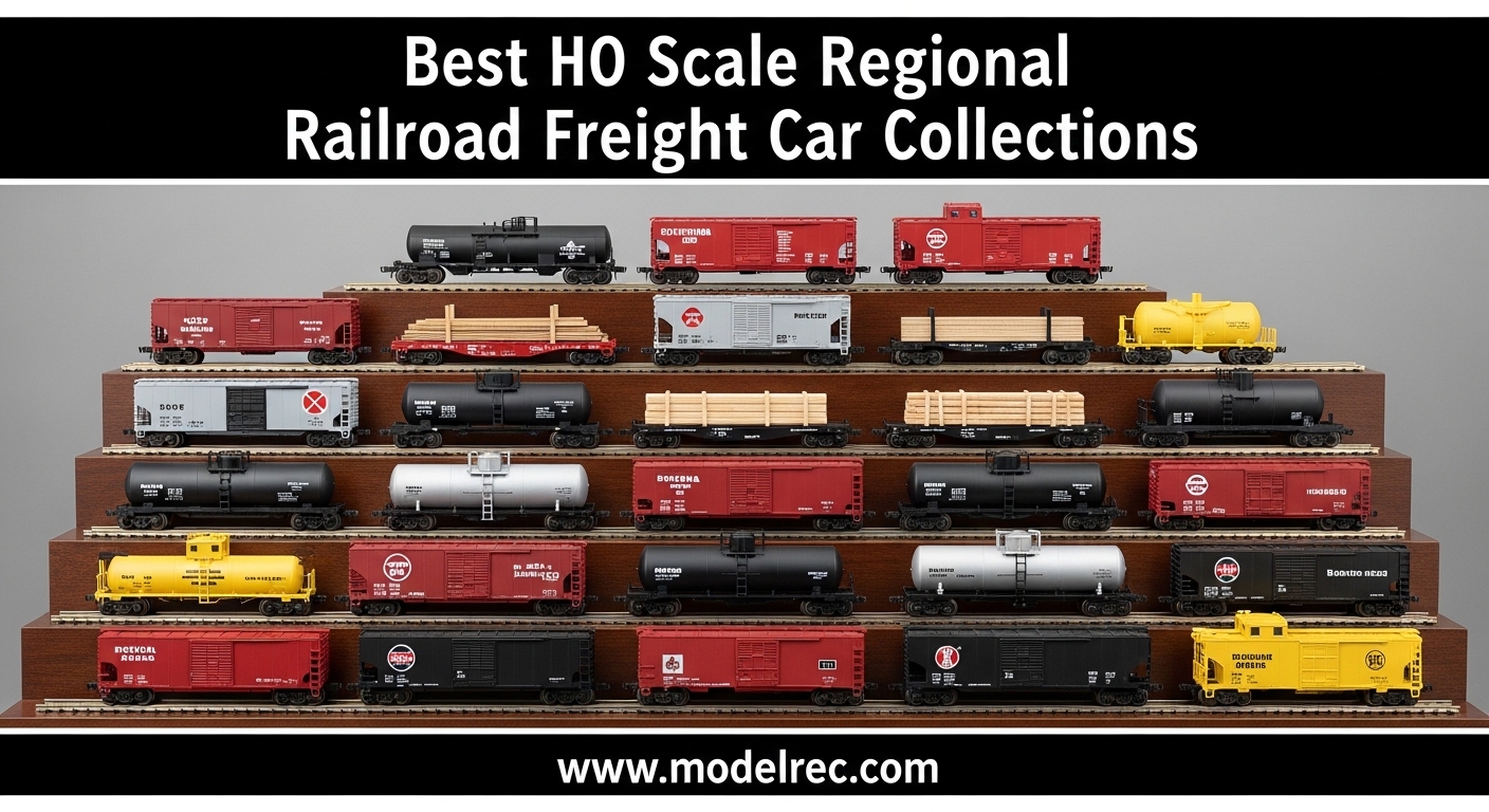 Best HO Scale Regional Railroad Freight Car Collections