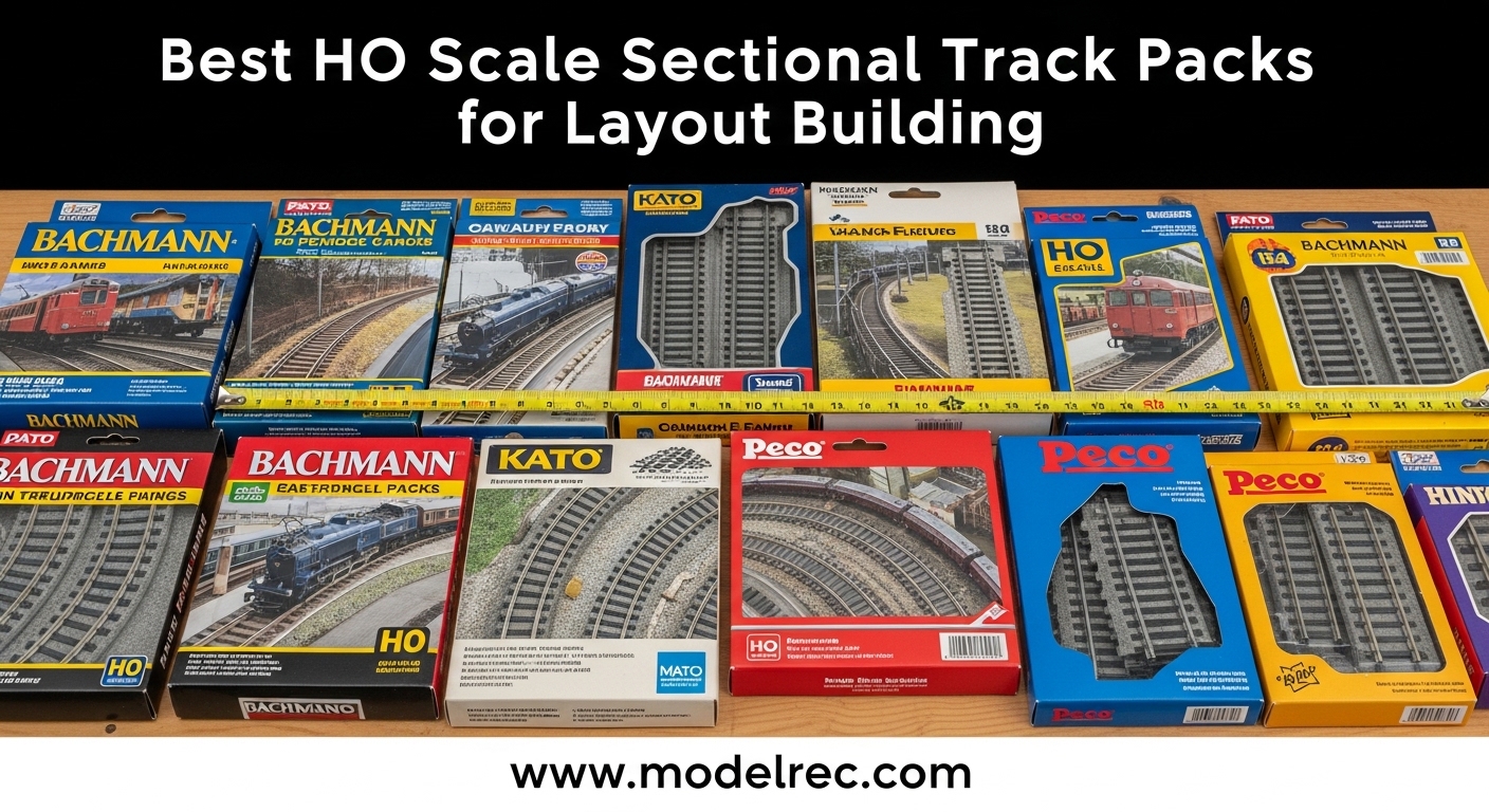 Best HO Scale Sectional Track Packs for Layout Building