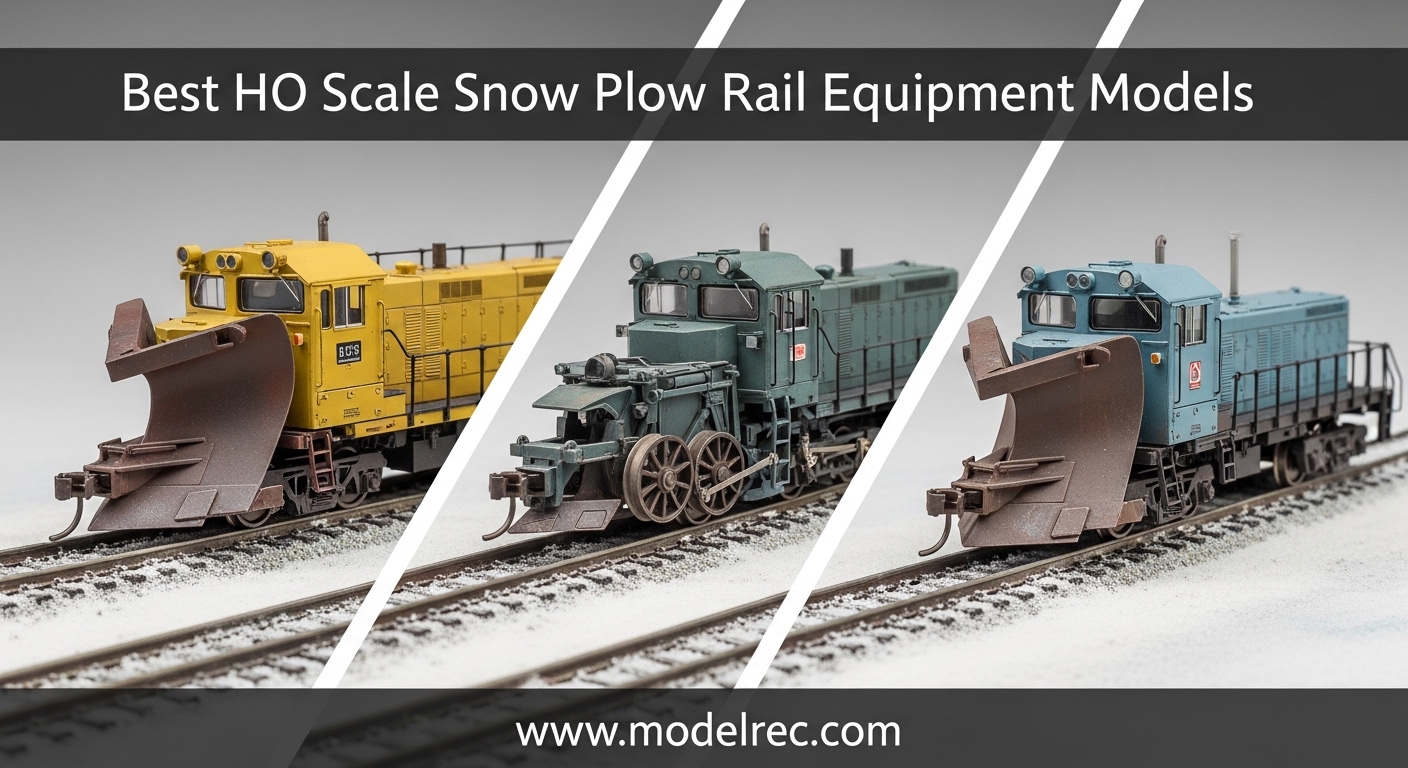Best HO Scale Snow Plow Rail Equipment Models