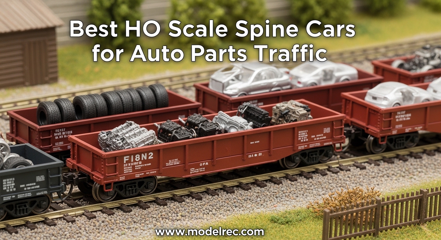 Best HO Scale Spine Cars for Auto Parts Traffic
