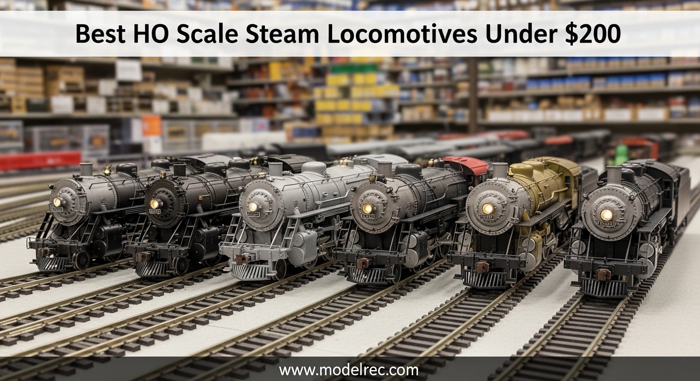 Best HO Scale Steam Locomotives Under $200