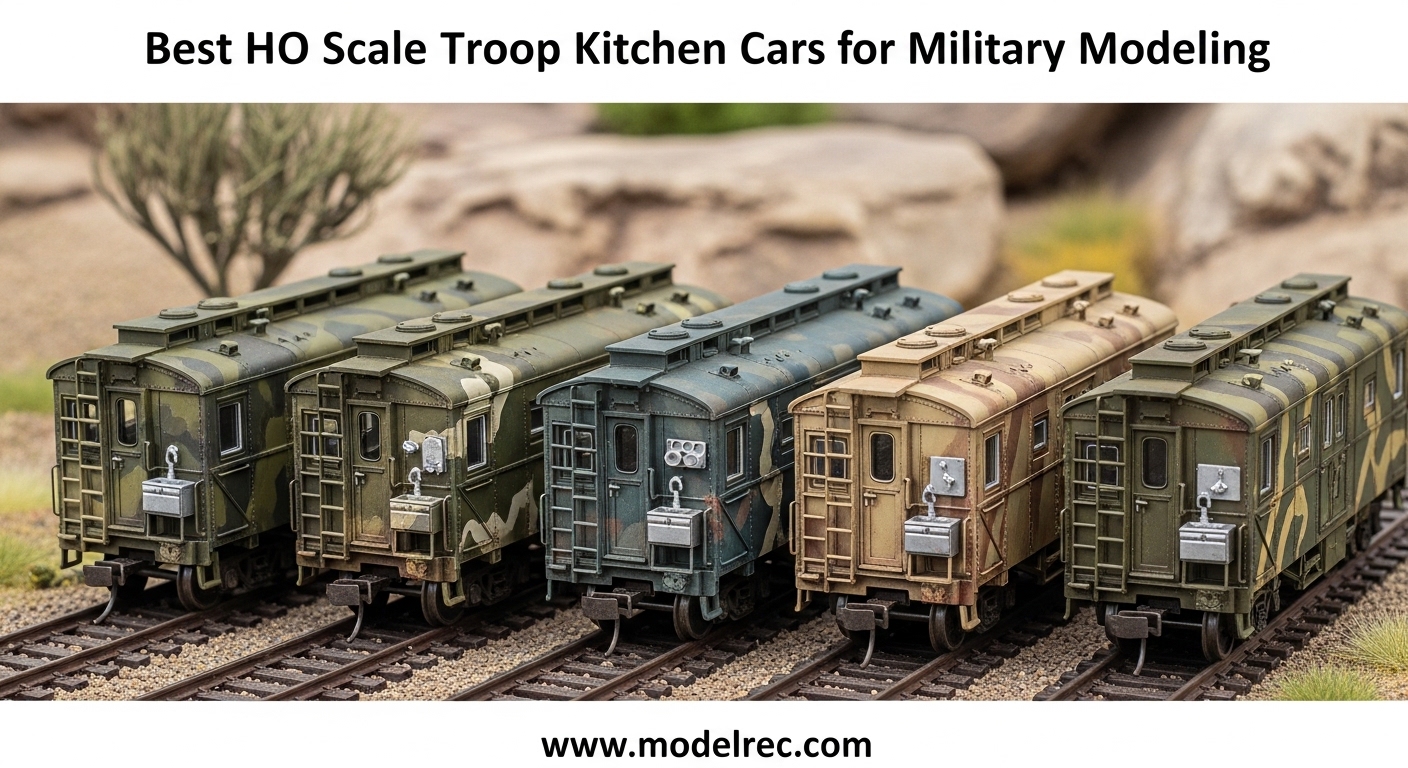Best HO Scale Troop Kitchen Cars for Military Modeling