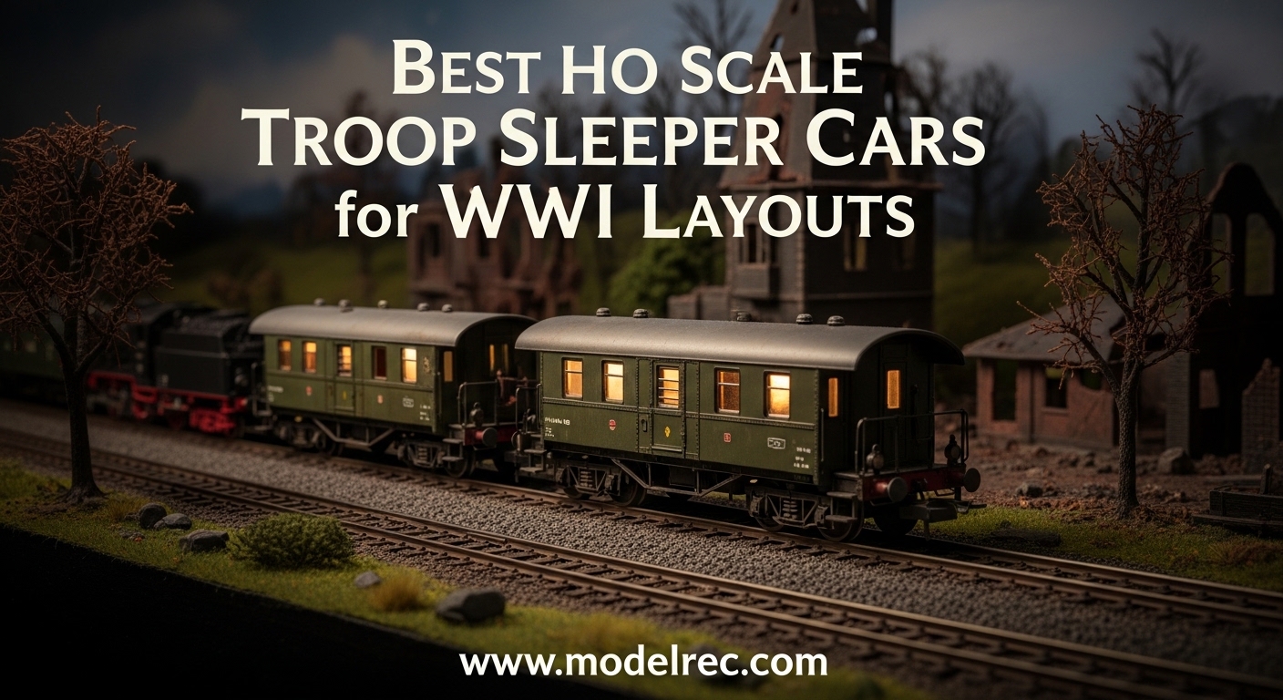 Best HO Scale Troop Sleeper Cars for WWII Layouts