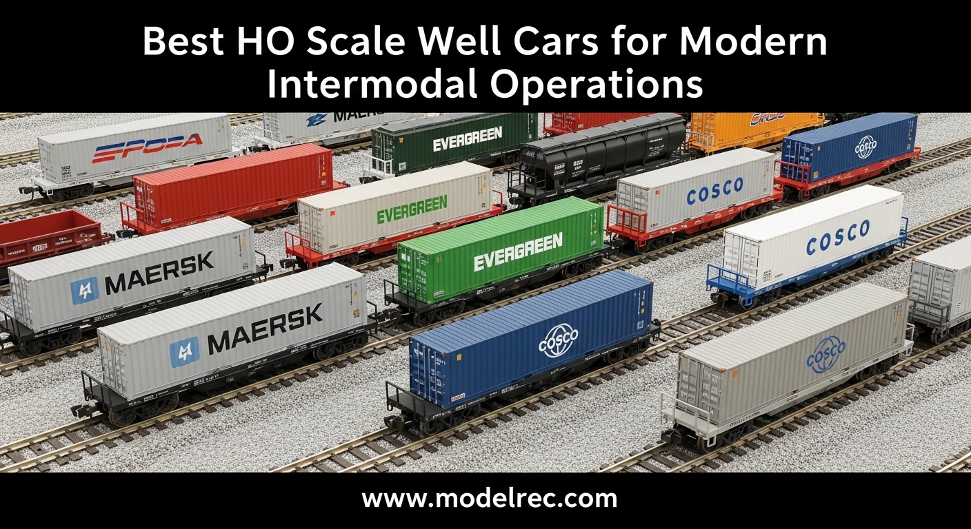 Best HO Scale Well Cars for Modern Intermodal Operations