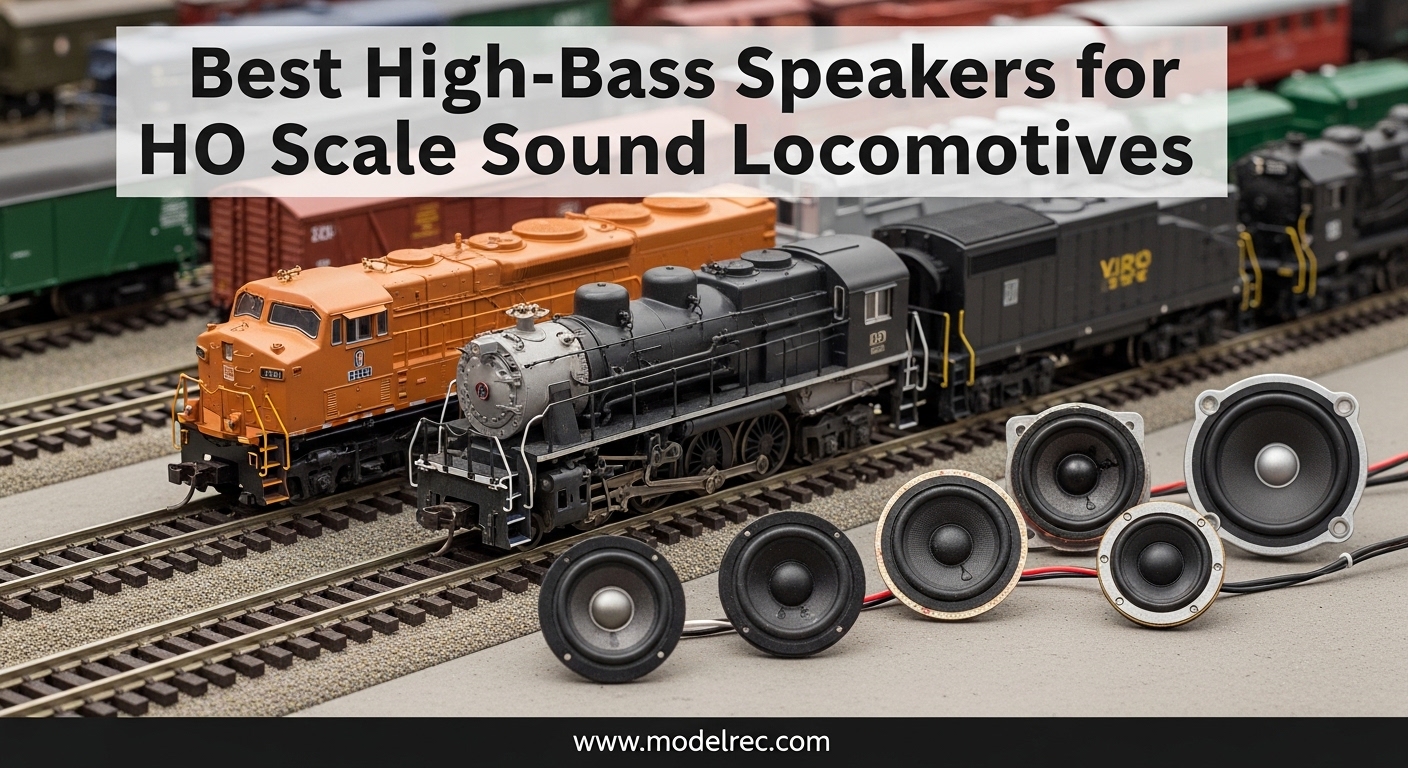 Best High-Bass Speakers for HO Scale Sound Locomotives