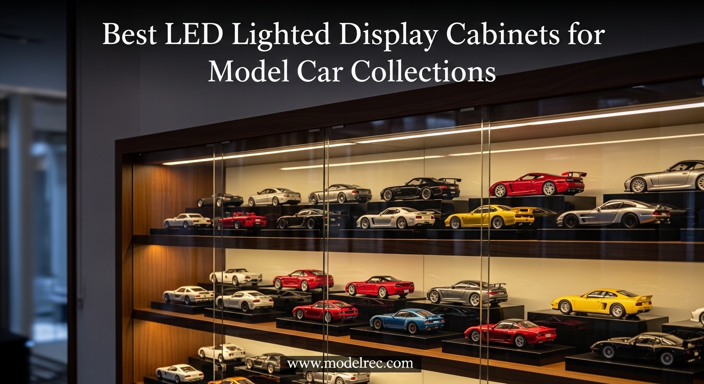 Best LED Lighted Display Cabinets for Model Car Collections