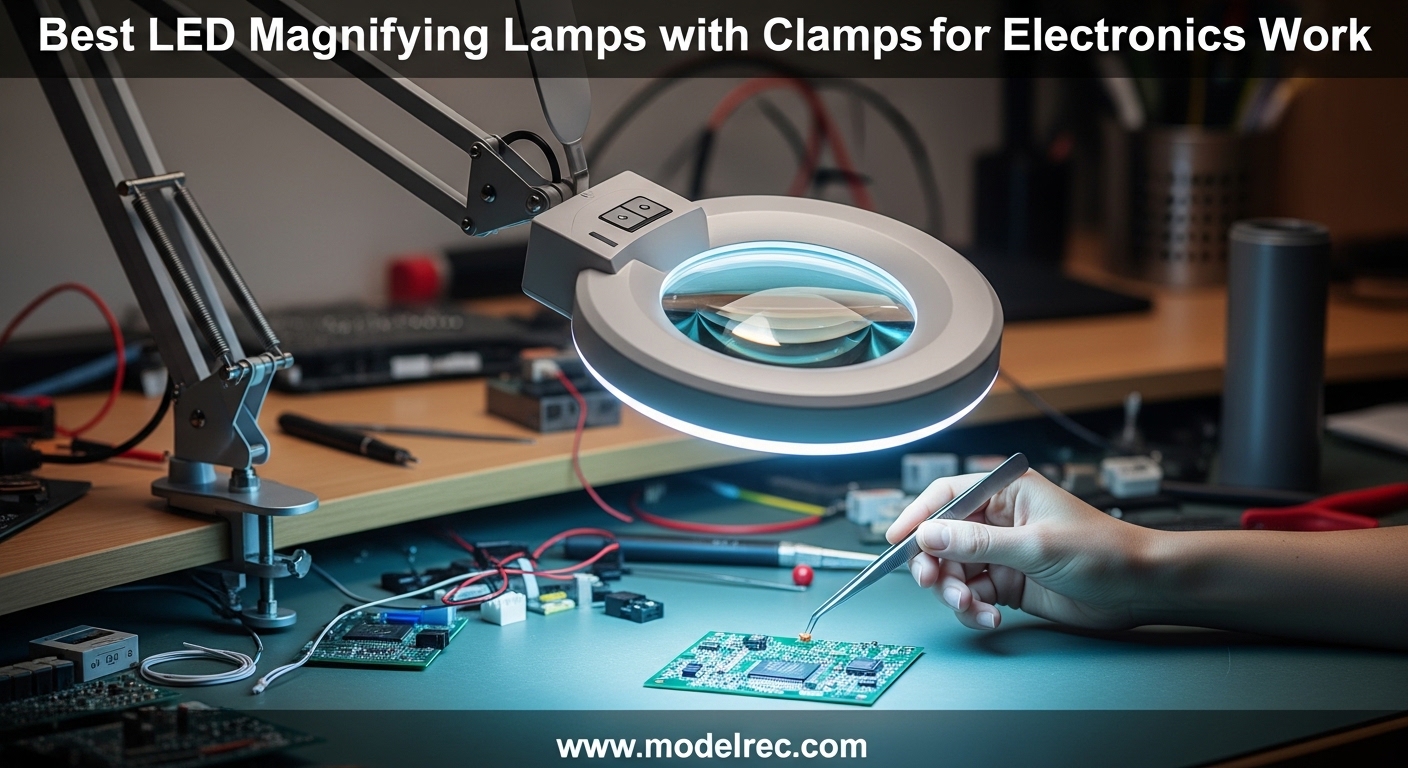 Best LED Magnifying Lamps with Clamps for Electronics Work