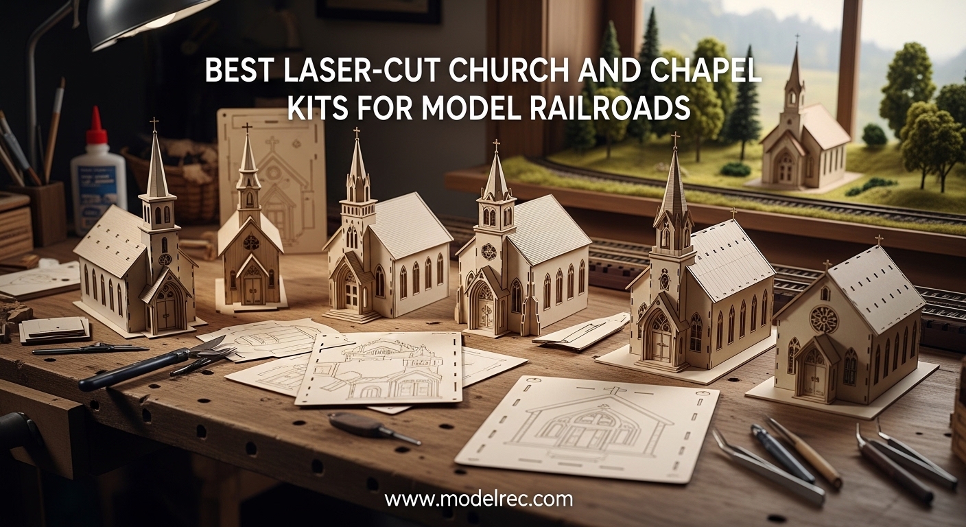 Best Laser-Cut Church and Chapel Kits for Model Railroads
