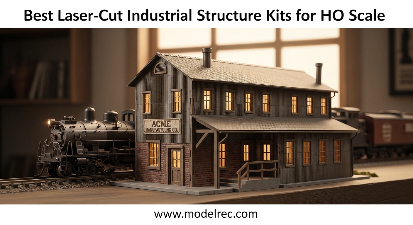 Best Laser-Cut Industrial Structure Kits for HO Scale