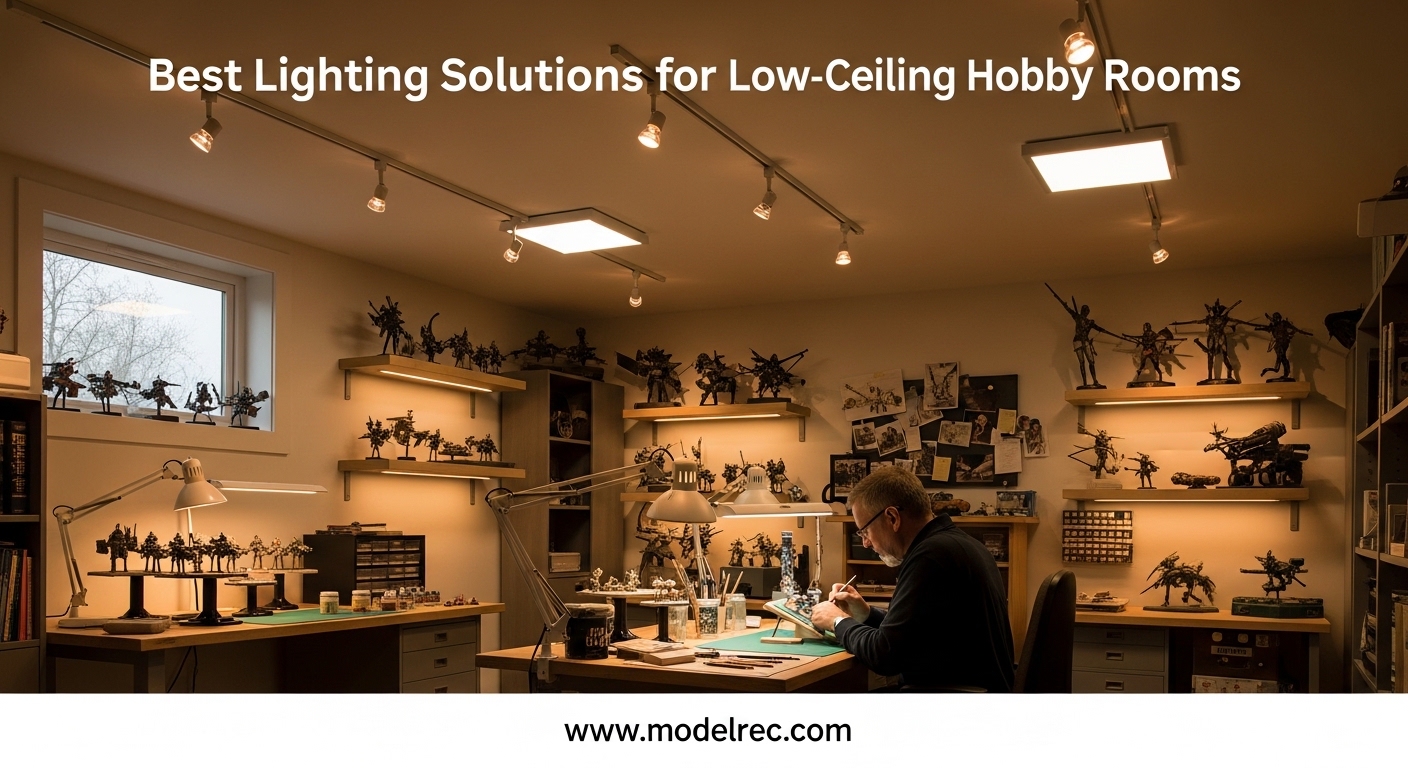 Best Lighting Solutions for Low-Ceiling Hobby Rooms