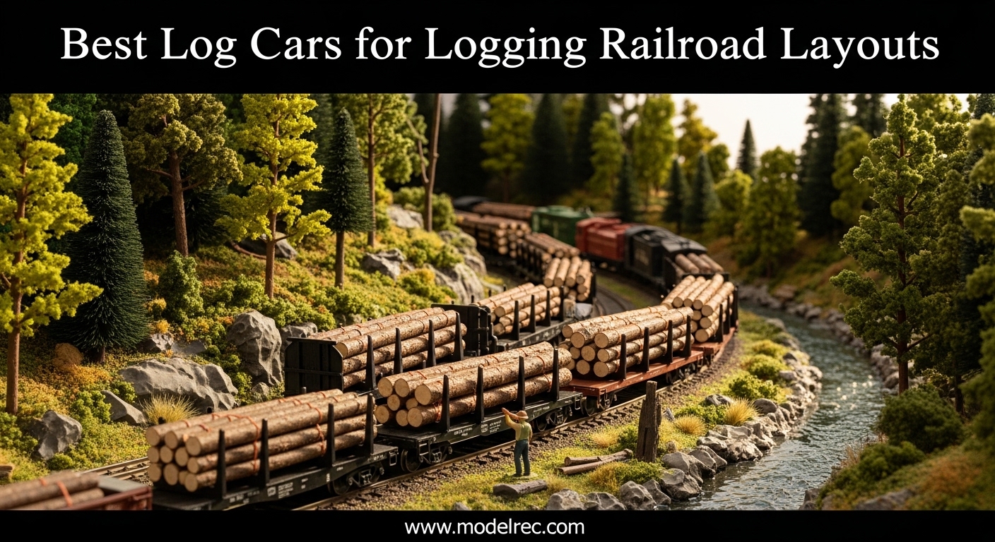 Best Log Cars for Logging Railroad Layouts