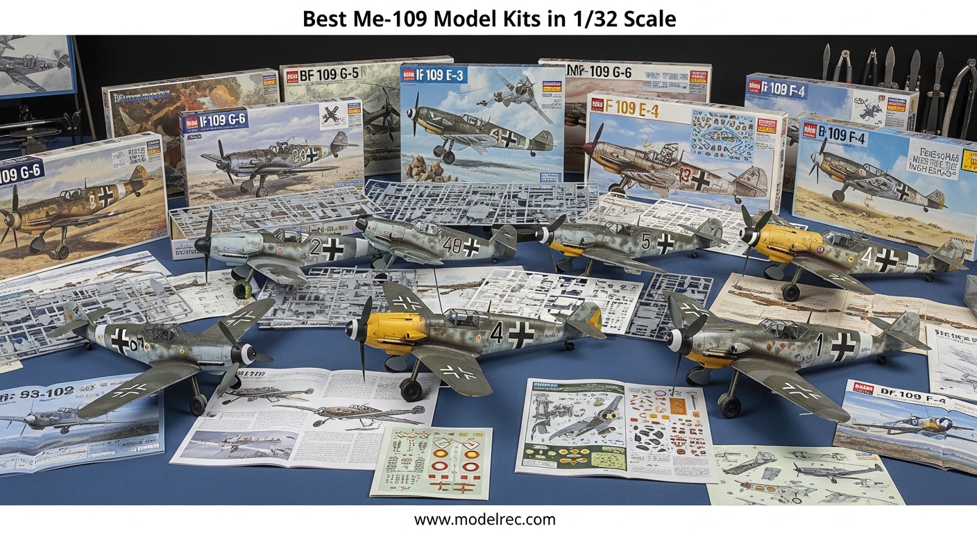 Best Me-109 Model Kits in 132 Scale