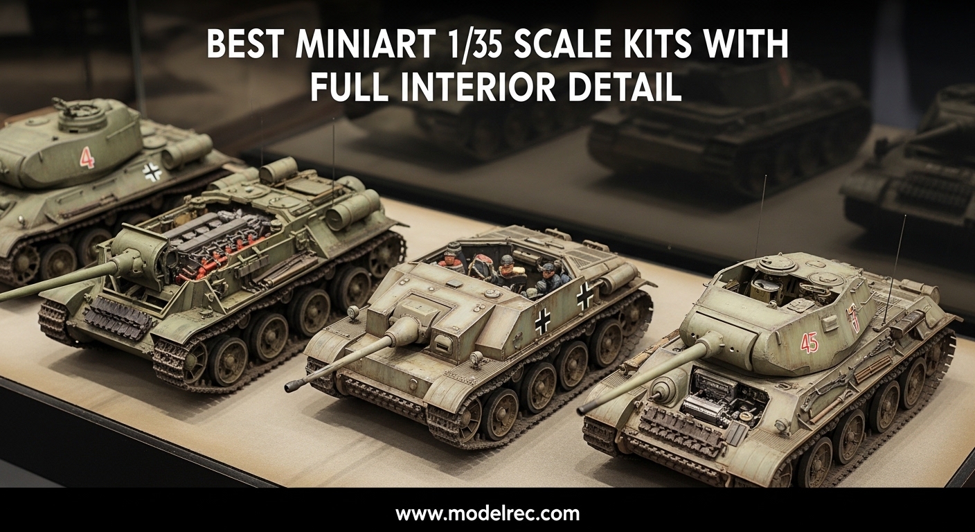 Best MiniArt 1/35 Scale Kits with Full Interior Detail