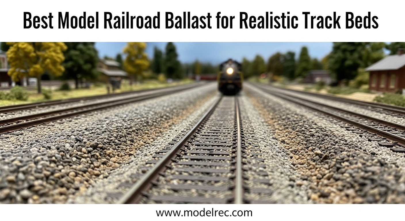 Best Model Railroad Ballast for Realistic Track Beds