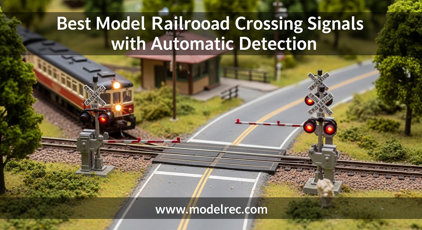 Best Model Railroad Crossing Signals with Automatic Detection