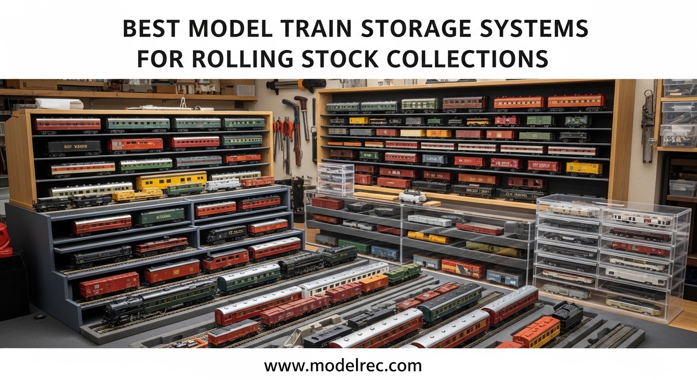 Best Model Train Storage Systems for Rolling Stock Collections