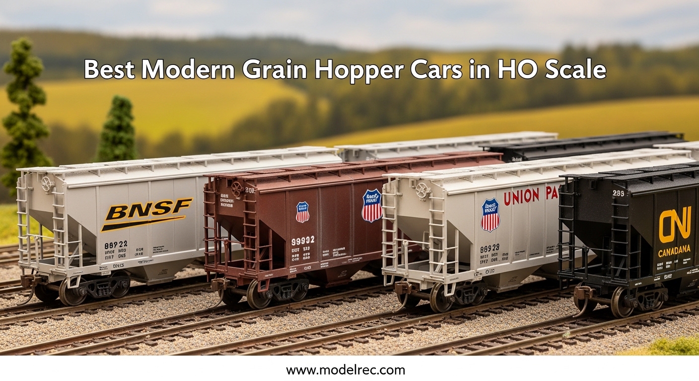 Best Modern Grain Hopper Cars in HO Scale