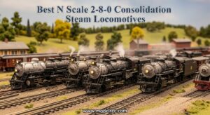 Best N Scale 2-8-0 Consolidation Steam Locomotives