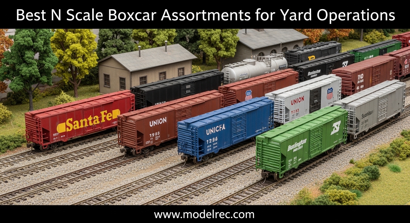 Best N Scale Boxcar Assortments for Yard Operations