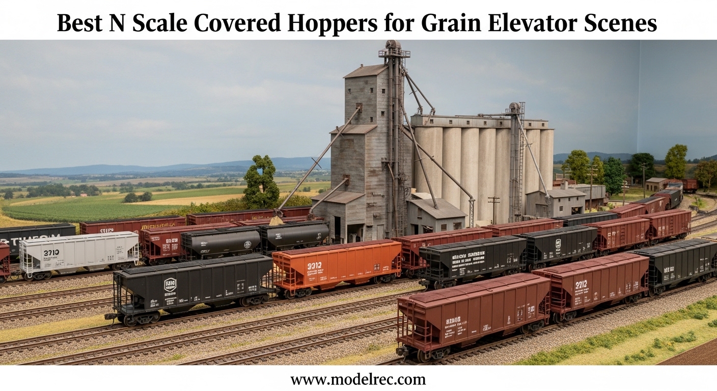 Best N Scale Covered Hoppers for Grain Elevator Scenes