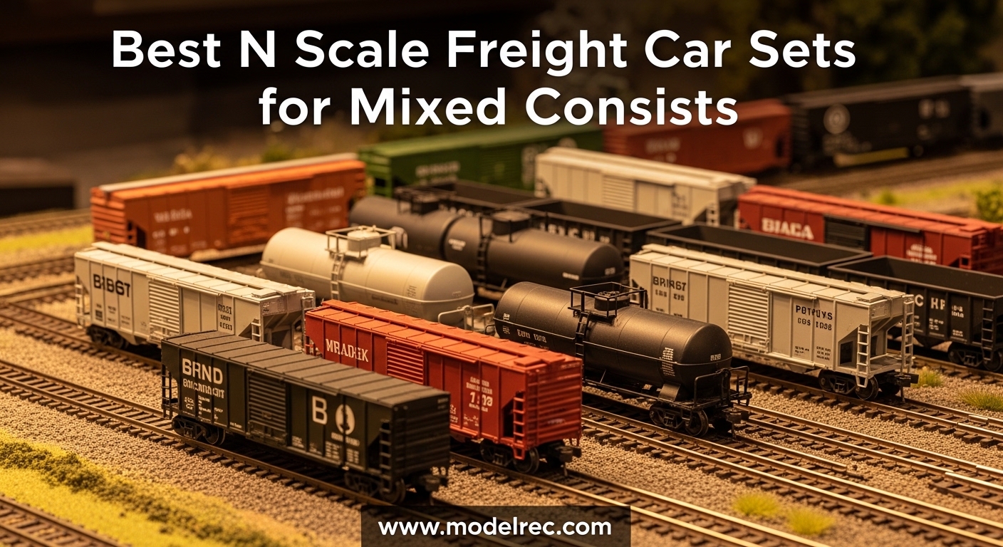 Best N Scale Freight Car Sets for Mixed Consists