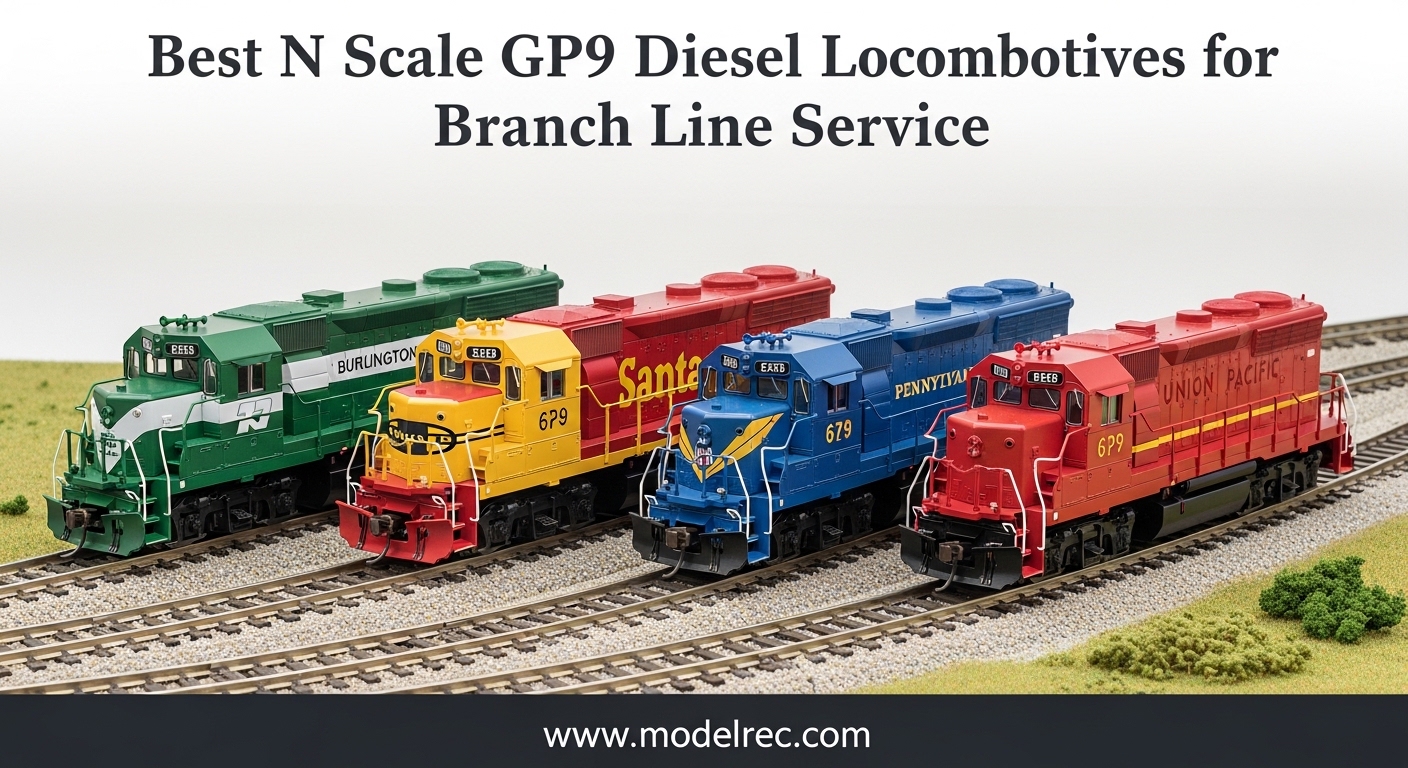 Best N Scale GP9 Diesel Locomotives for Branch Line Service