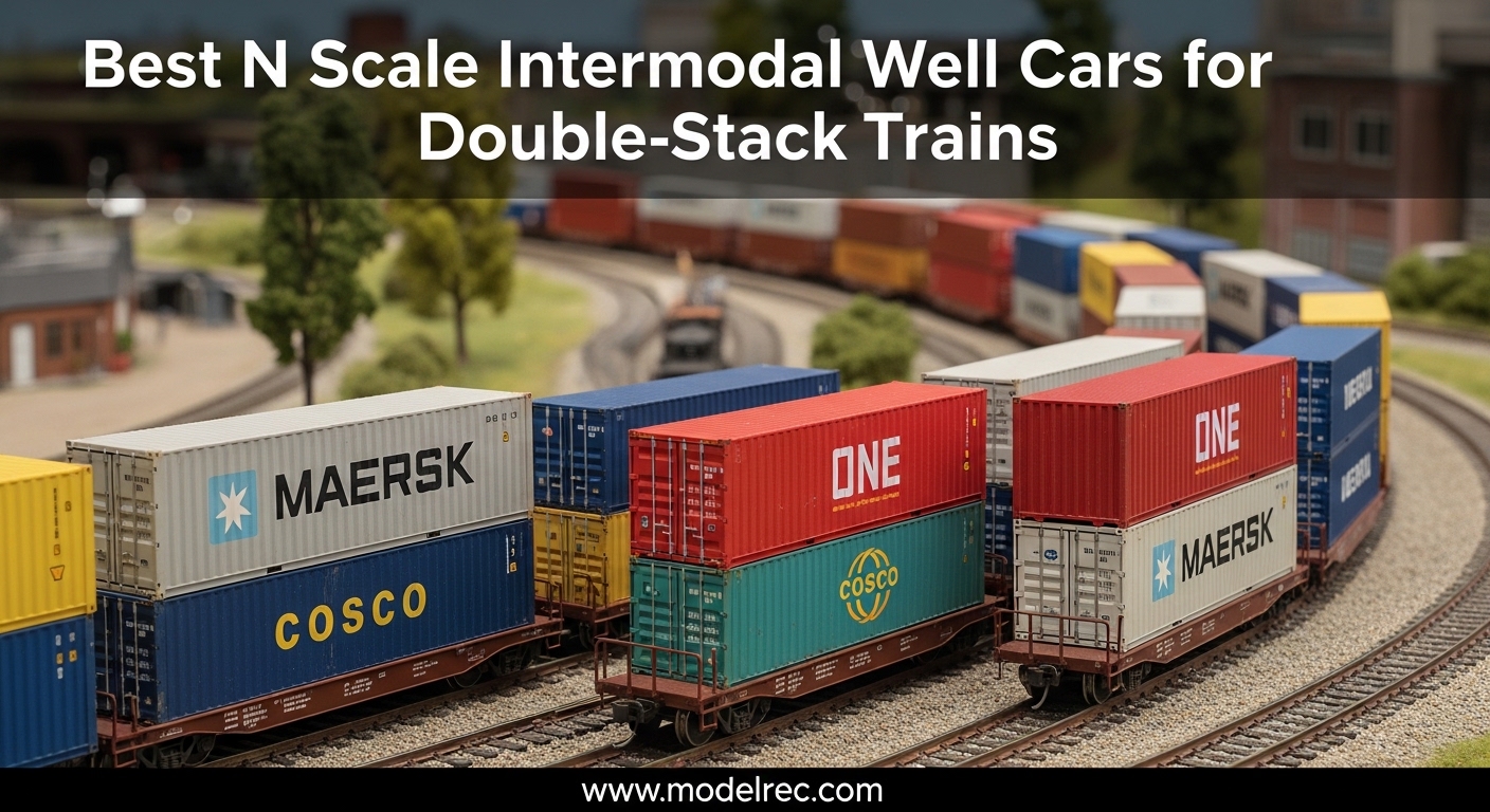 Best N Scale Intermodal Well Cars for Double-Stack Trains