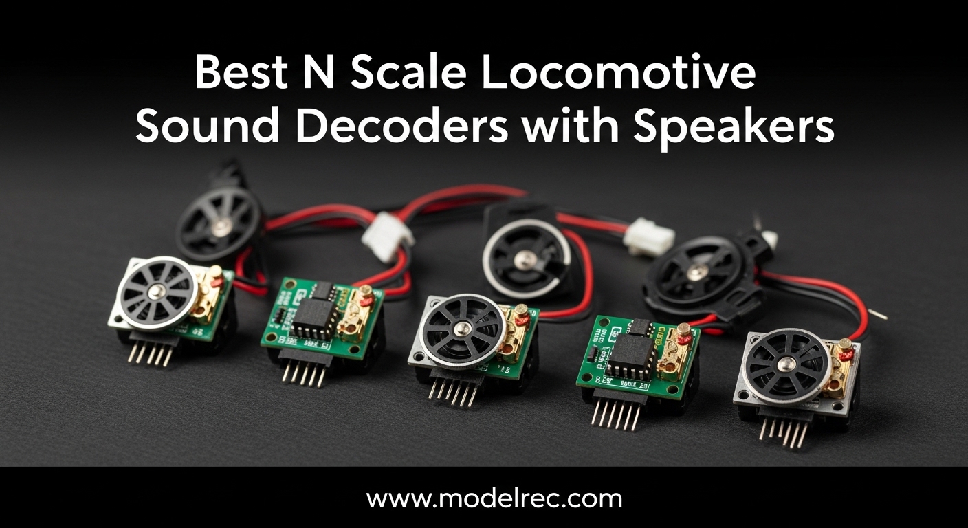 Best N Scale Locomotive Sound Decoders with Speakers