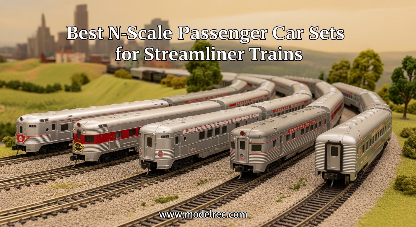 Best N-Scale Passenger Car Sets for Streamliner Trains
