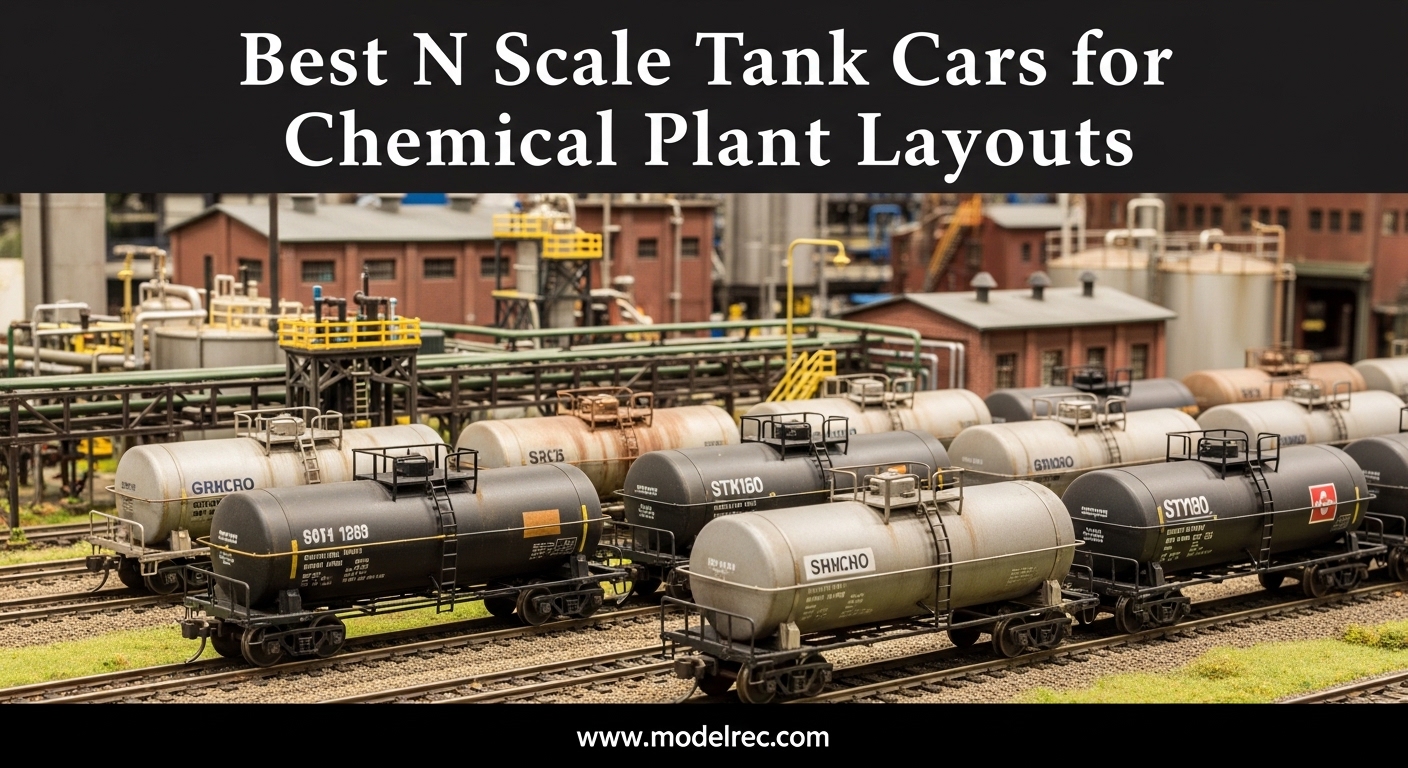 Best N Scale Tank Cars for Chemical Plant Layouts