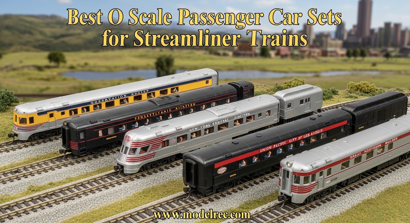Best O Scale Passenger Car Sets for Streamliner Trains