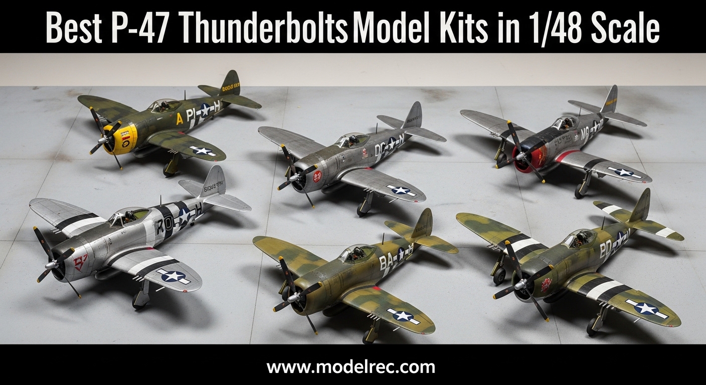 Best P-47 Thunderbolt Model Kits in 1-48 Scale