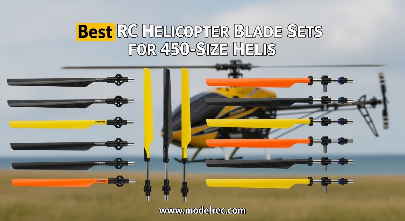 Best RC Helicopter Blade Sets for 450-Size Helis
