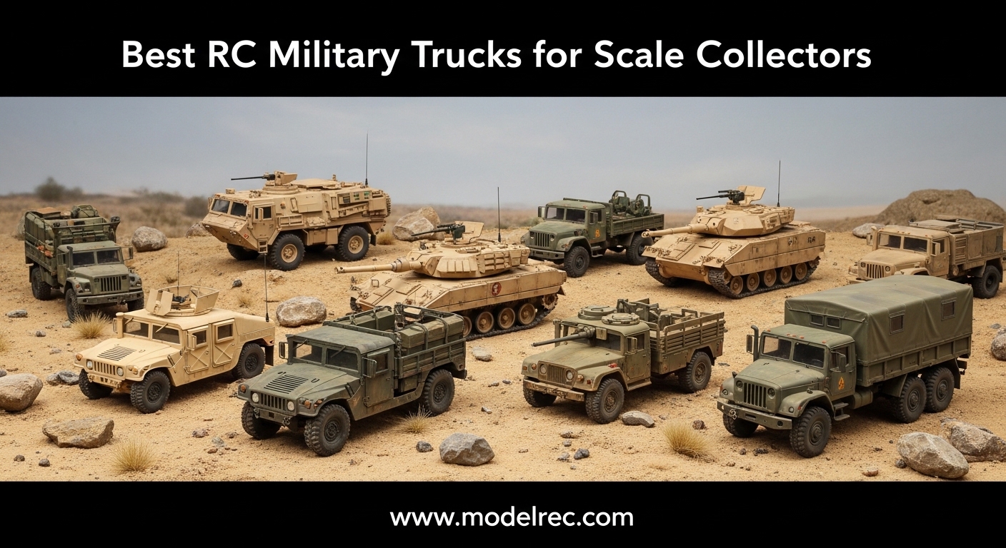 Best RC Military Trucks for Scale Collectors