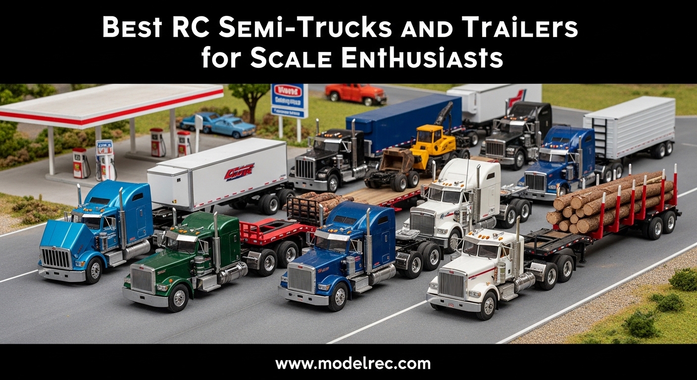 Best RC Semi-Trucks and Trailers for Scale Enthusiasts