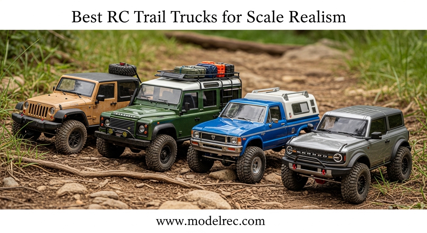 Best RC Trail Trucks for Scale Realism