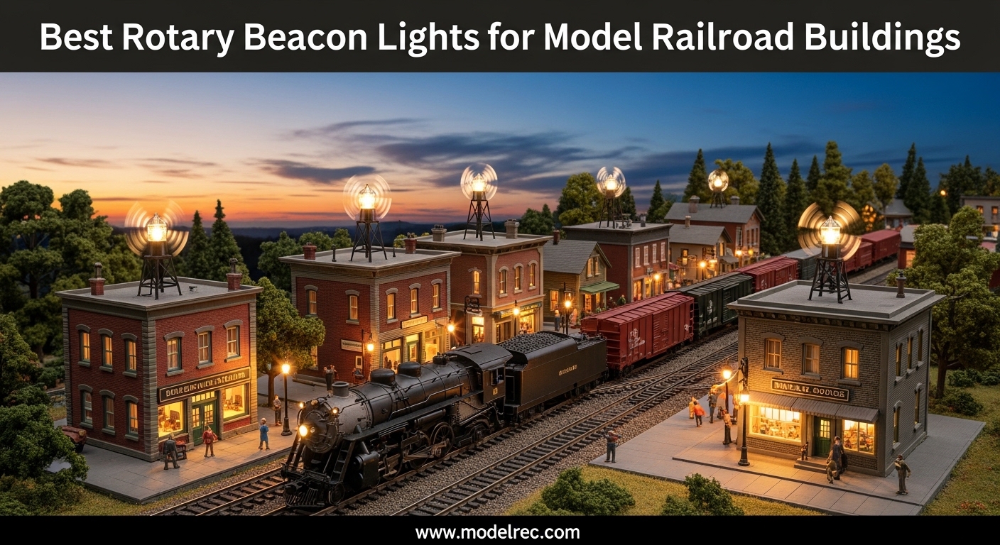 Best Rotary Beacon Lights for Model Railroad Buildings