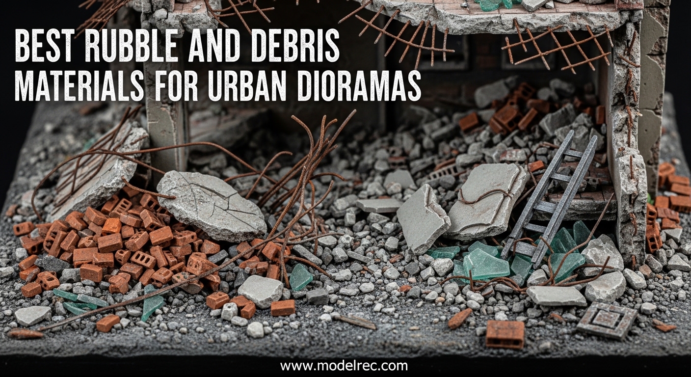 Best Rubble and Debris Materials for Urban Dioramas