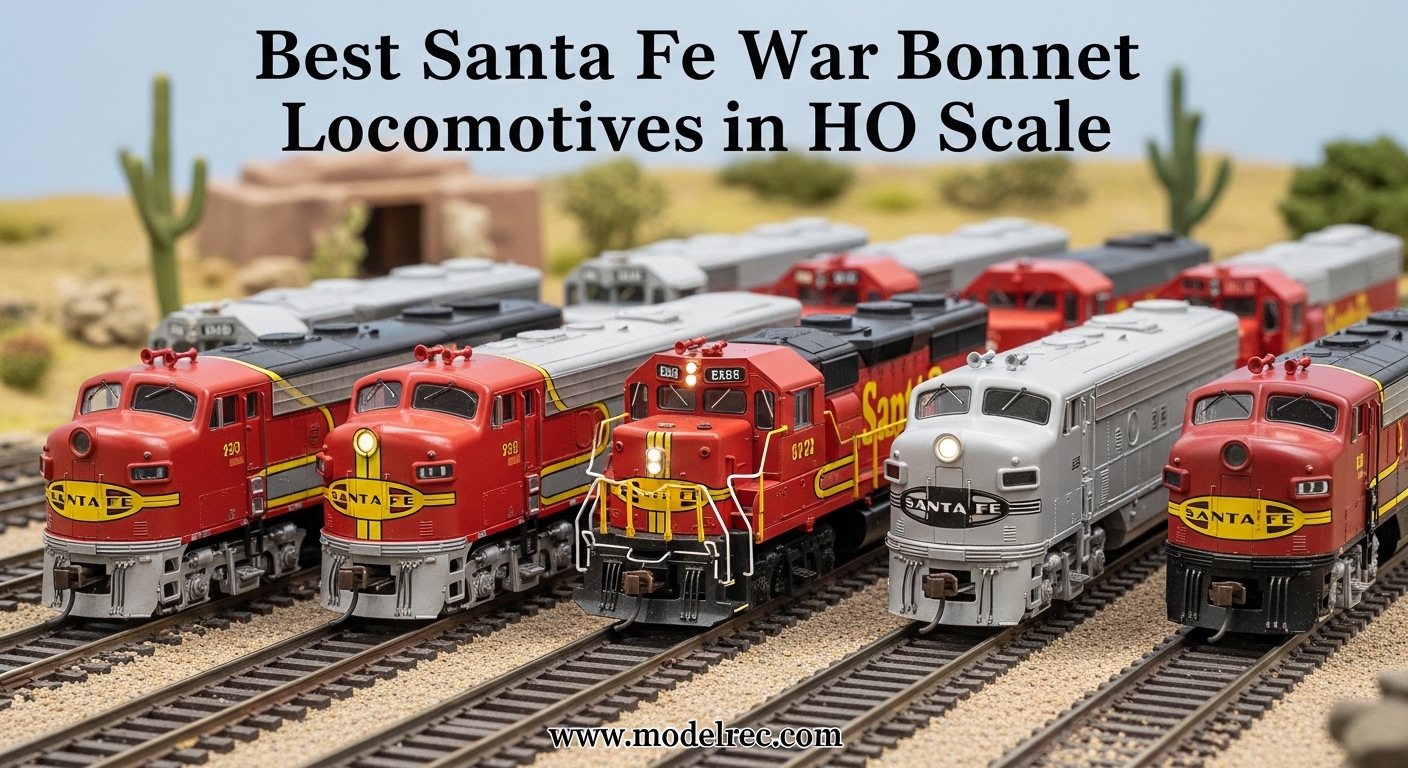 Best Santa Fe War Bonnet Locomotives in HO Scale