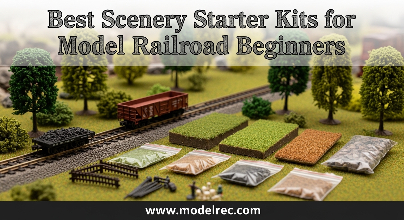 Best Scenery Starter Kits for Model Railroad Beginners