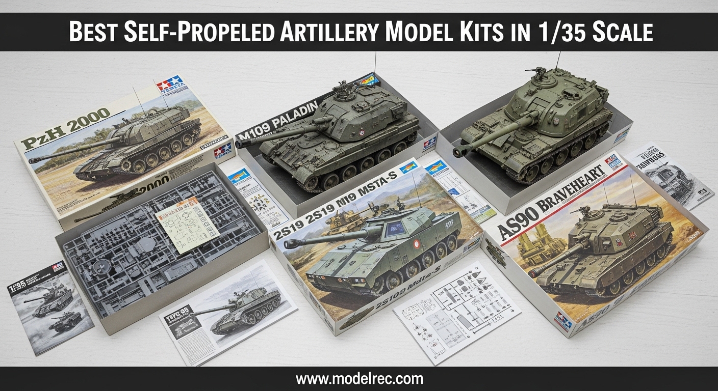 Best Self-Propelled Artillery Model Kits in 1-35 Scale