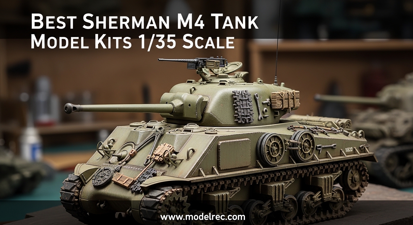 Best Sherman M4 Tank Model Kits 135 Scale