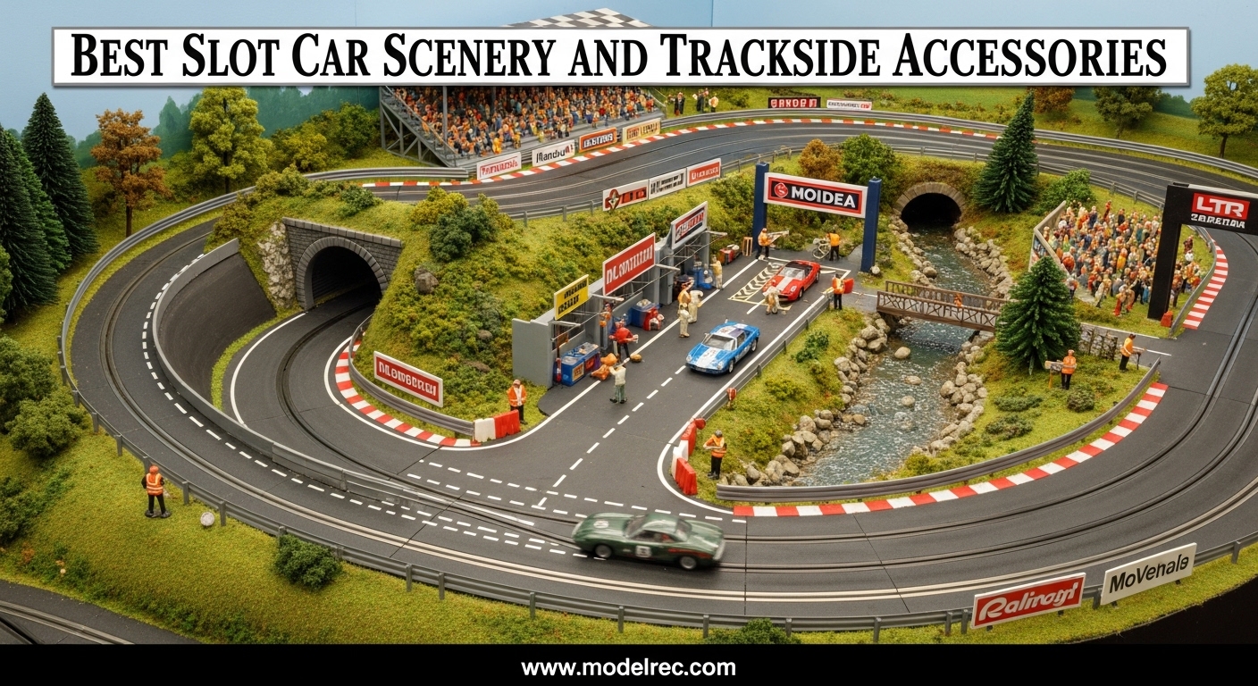 Best Slot Car Scenery and Trackside Accessories