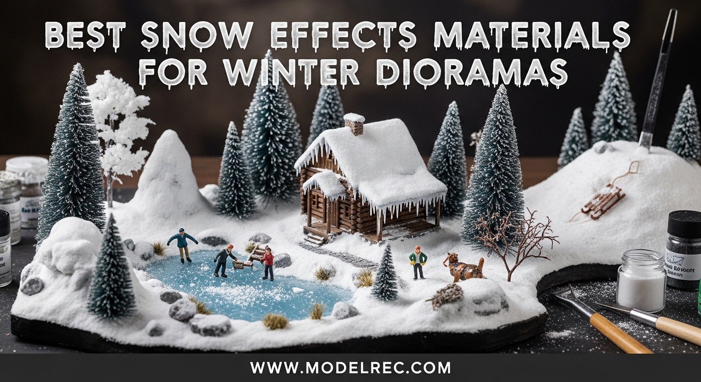Best Snow Effects Materials for Winter Dioramas