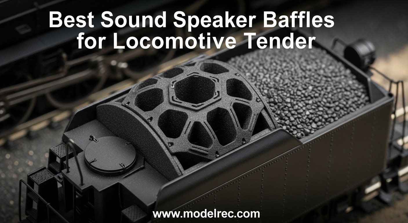 Best Sound Speaker Baffles for Locomotive Tenders
