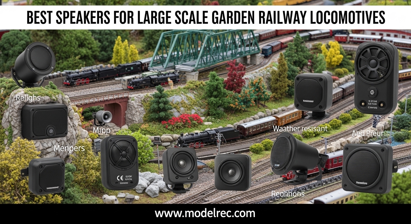 Best Speakers for Large Scale Garden Railway Locomotives