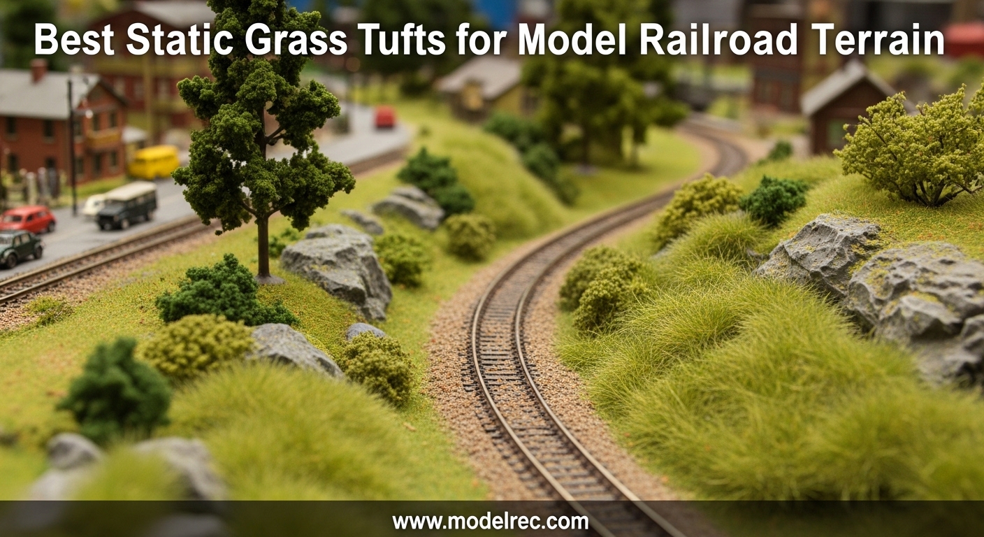 Best Static Grass Tufts for Model Railroad Terrain
