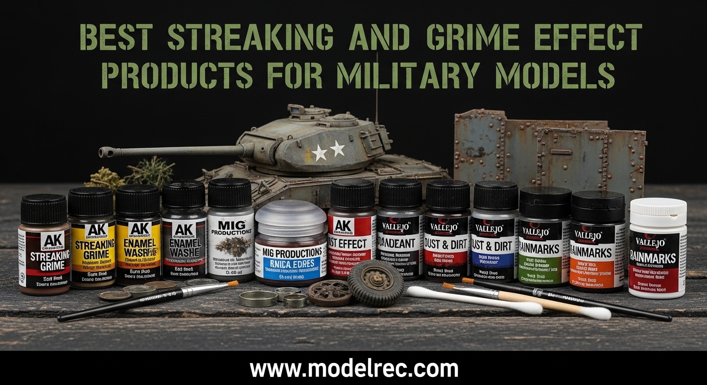 Best Streaking and Grime Effect Products for Military Models