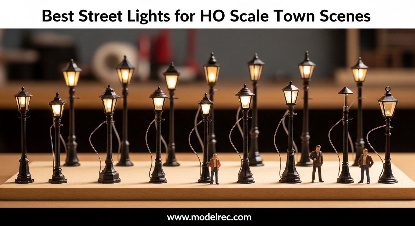 Best Street Lights for HO Scale Town Scenes