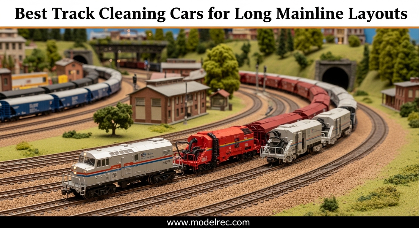 Best Track Cleaning Cars for Long Mainline Layouts